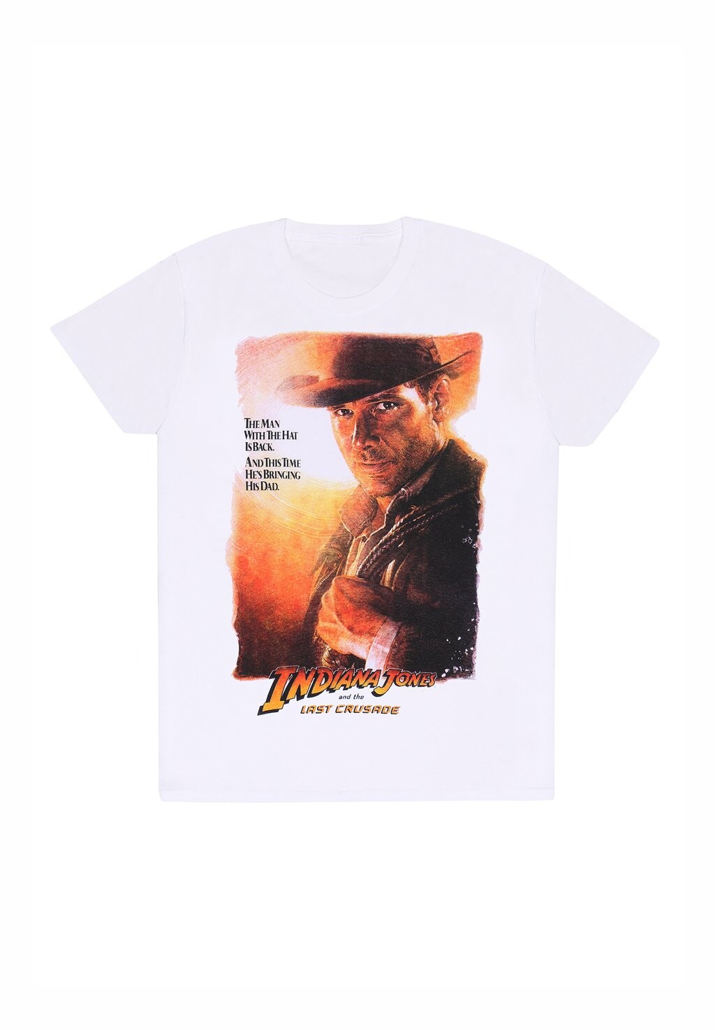 

Футболка с принтом INDIANA JONES THE LAST CRUSADE POSTER Henry Tiger, белый