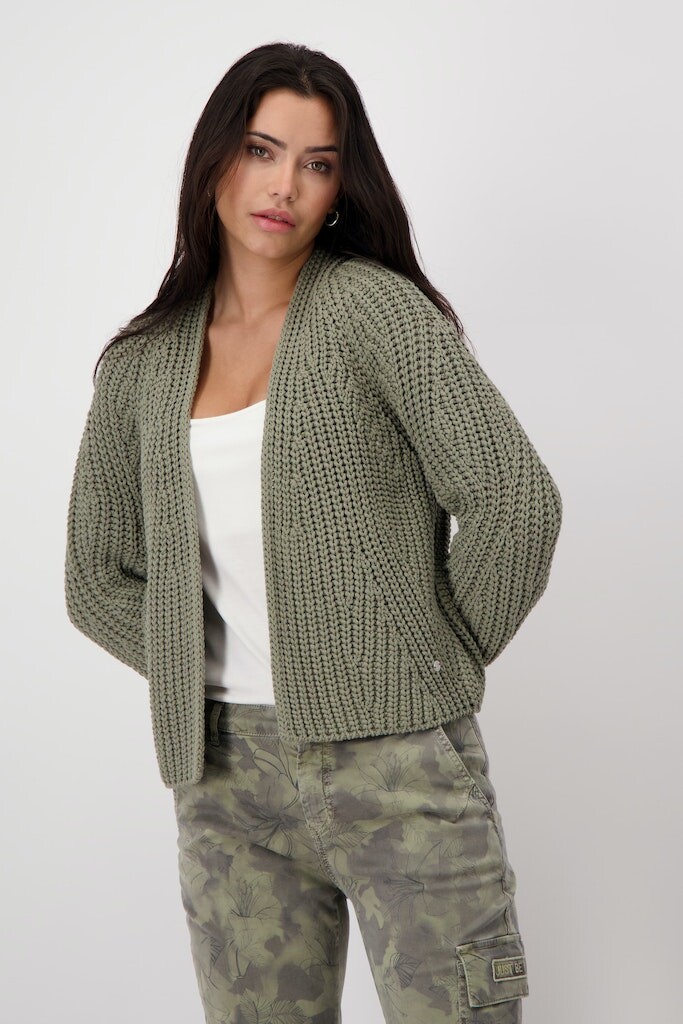 Свитер monari Strickjacke, коричневый свитер monari шерсть белая