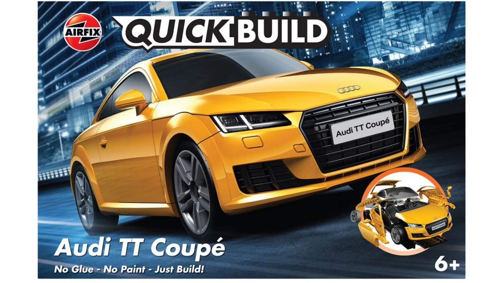 Airfix QUICKBUILD Audi TT Coupe масштабная модель audi tt coupe yellow
