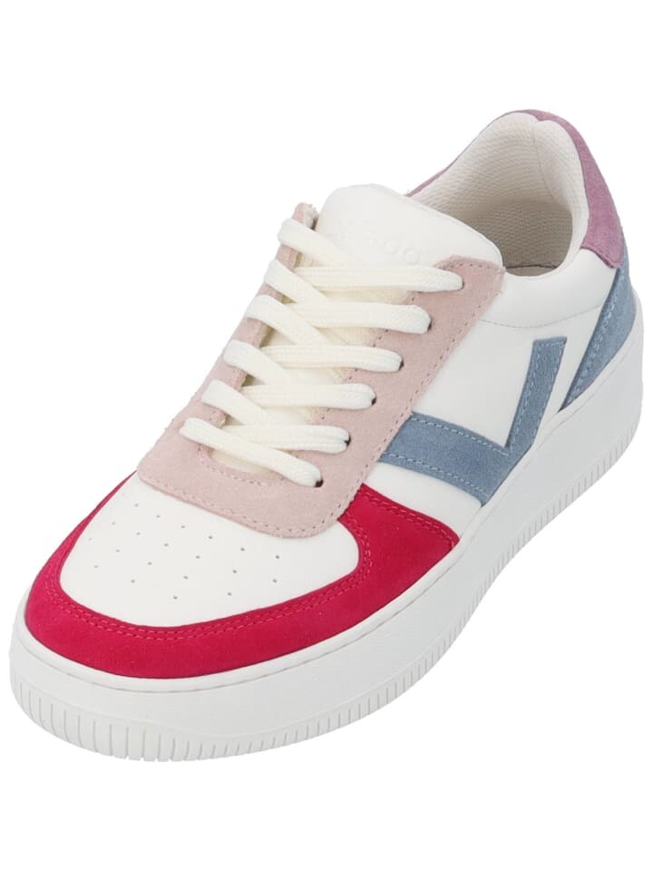 

Кроссовки на шнуровке palado, цвет white/fuchsia/rose/lila/sky