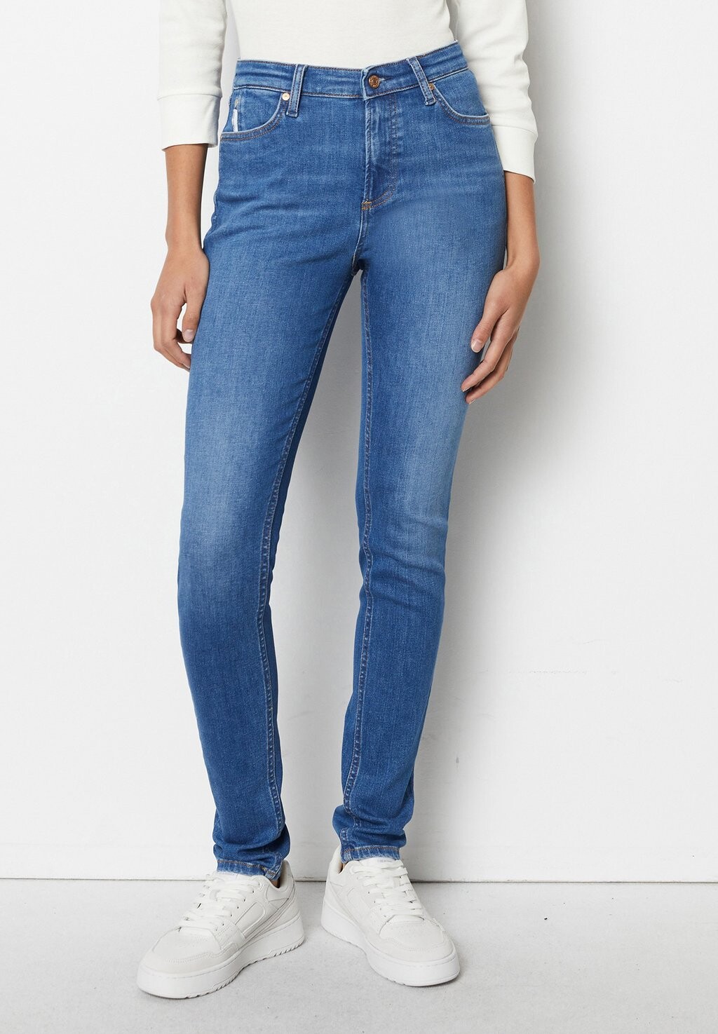 

Приталенный фасон Marc O'Polo DENIM, мульти-средний синий