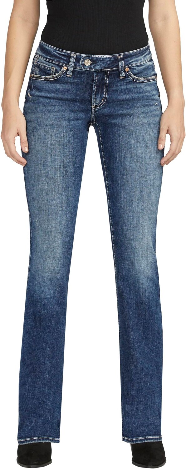 

Джинсы Tuesday Low Rise Slim Bootcut Jeans L12602SCV305 Silver Jeans Co., цвет Indigo