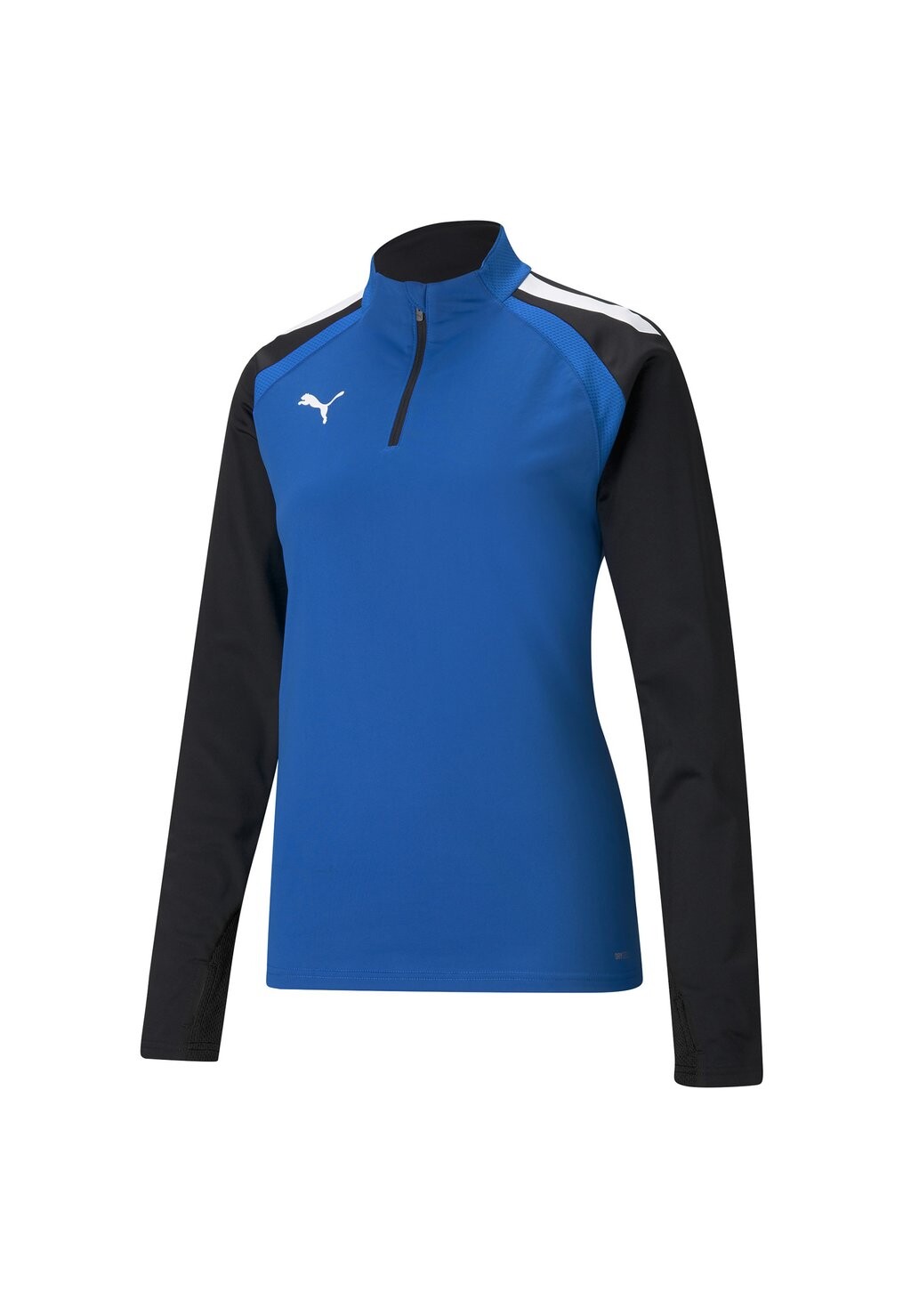 

Спортивная куртка Puma TEAMLIGA W, цвет electric blue lemonade puma black