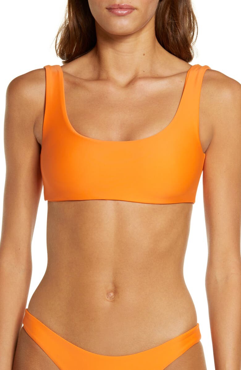 

Верх бикини с закругленными краями JADE SWIM, Коричневый