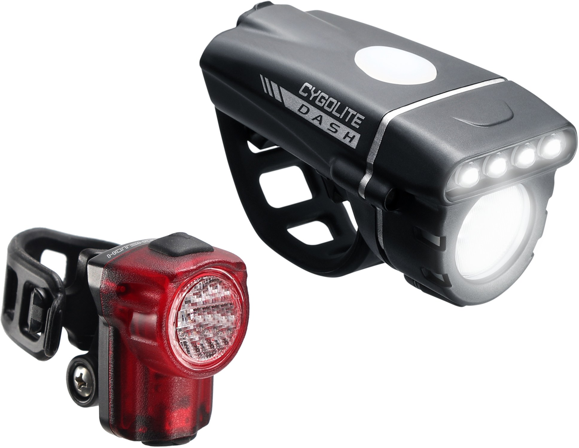 Комплект велосипедных фонарей Dash 520 / Hotshot Micro 30 Cygolite, черный комплект фонарей на велосипед