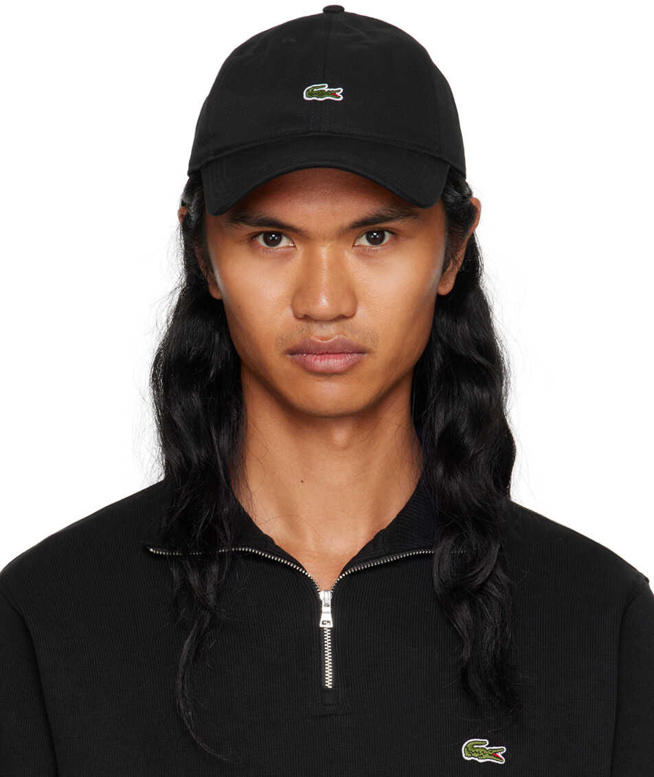 

Черная кепка с логотипом Lacoste