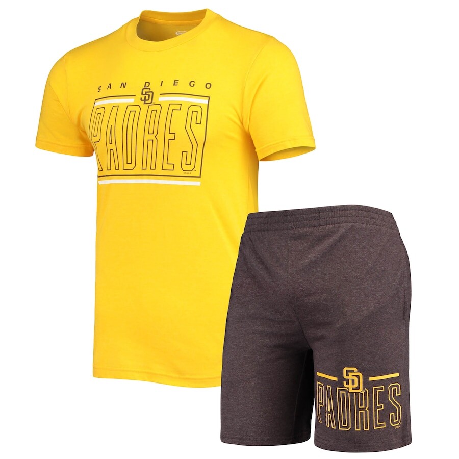 

Пижамный комплект Concepts Sport San Diego Padres, коричневый