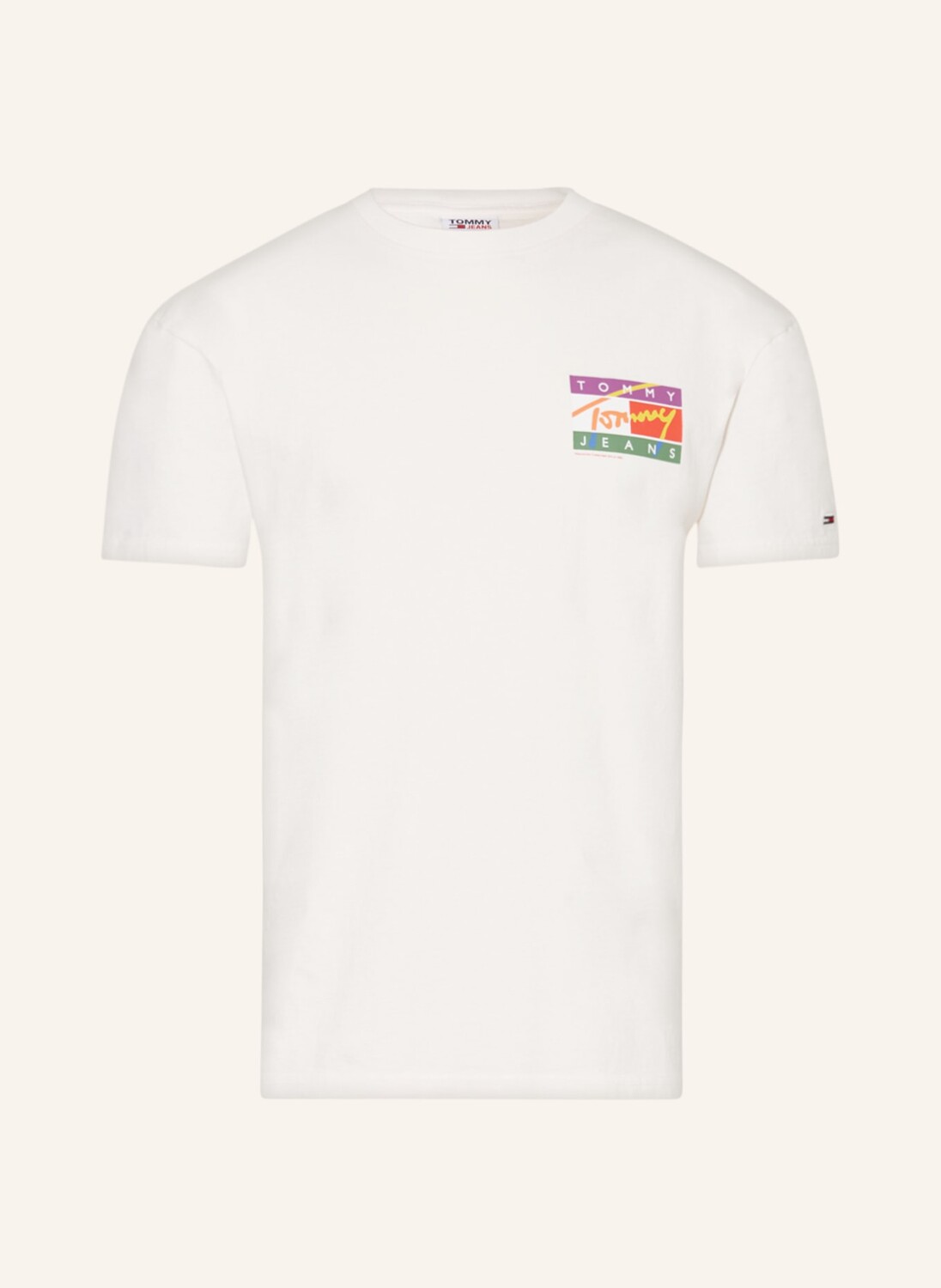 

Футболка TOMMY JEANS, кремовый, Бежевый