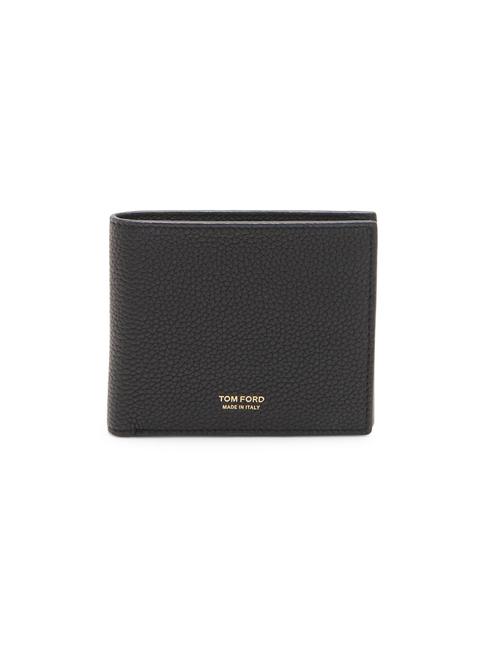 

Кожаный бумажник в два сложения Tom Ford, черный