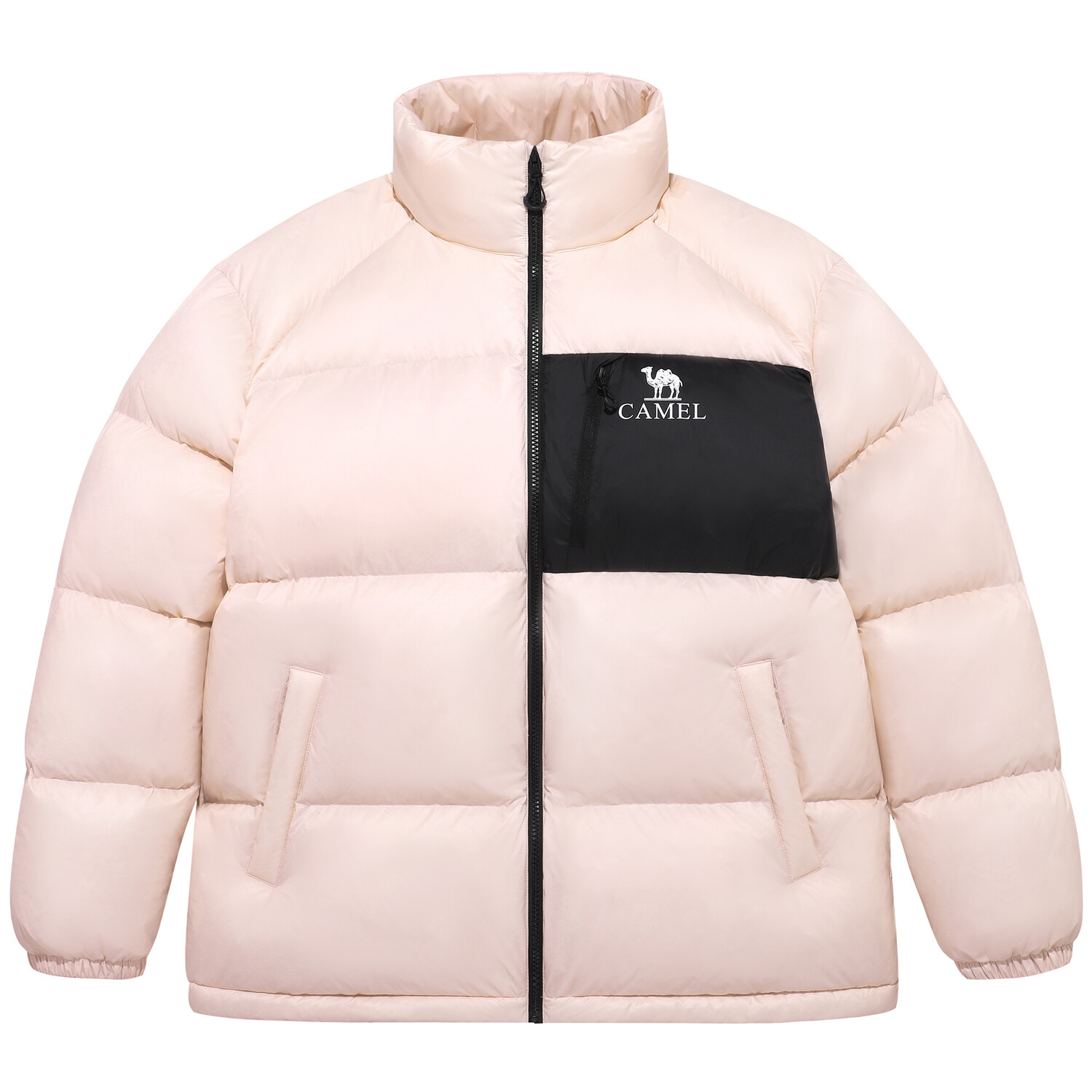 

Теплая флисовая куртка-пуховик унисекс Camel, цвет White Jade Pink