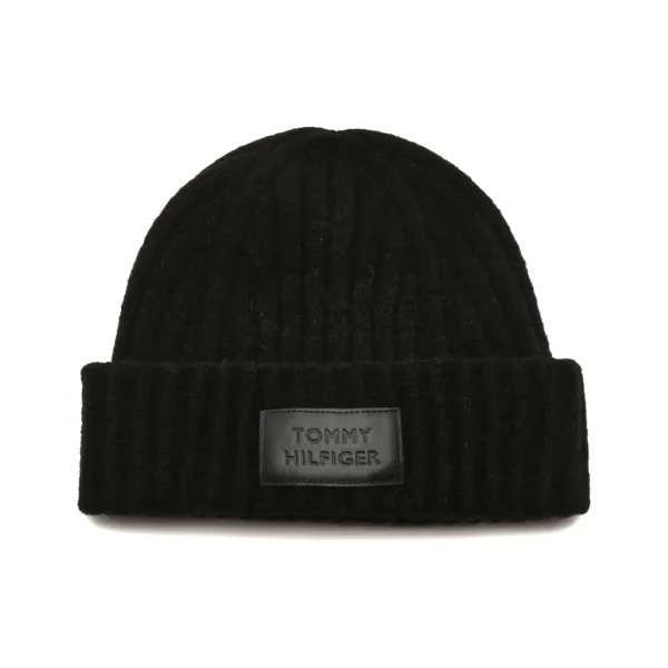 

Шапка с добавлением шерсти Tommy Hilfiger, черный