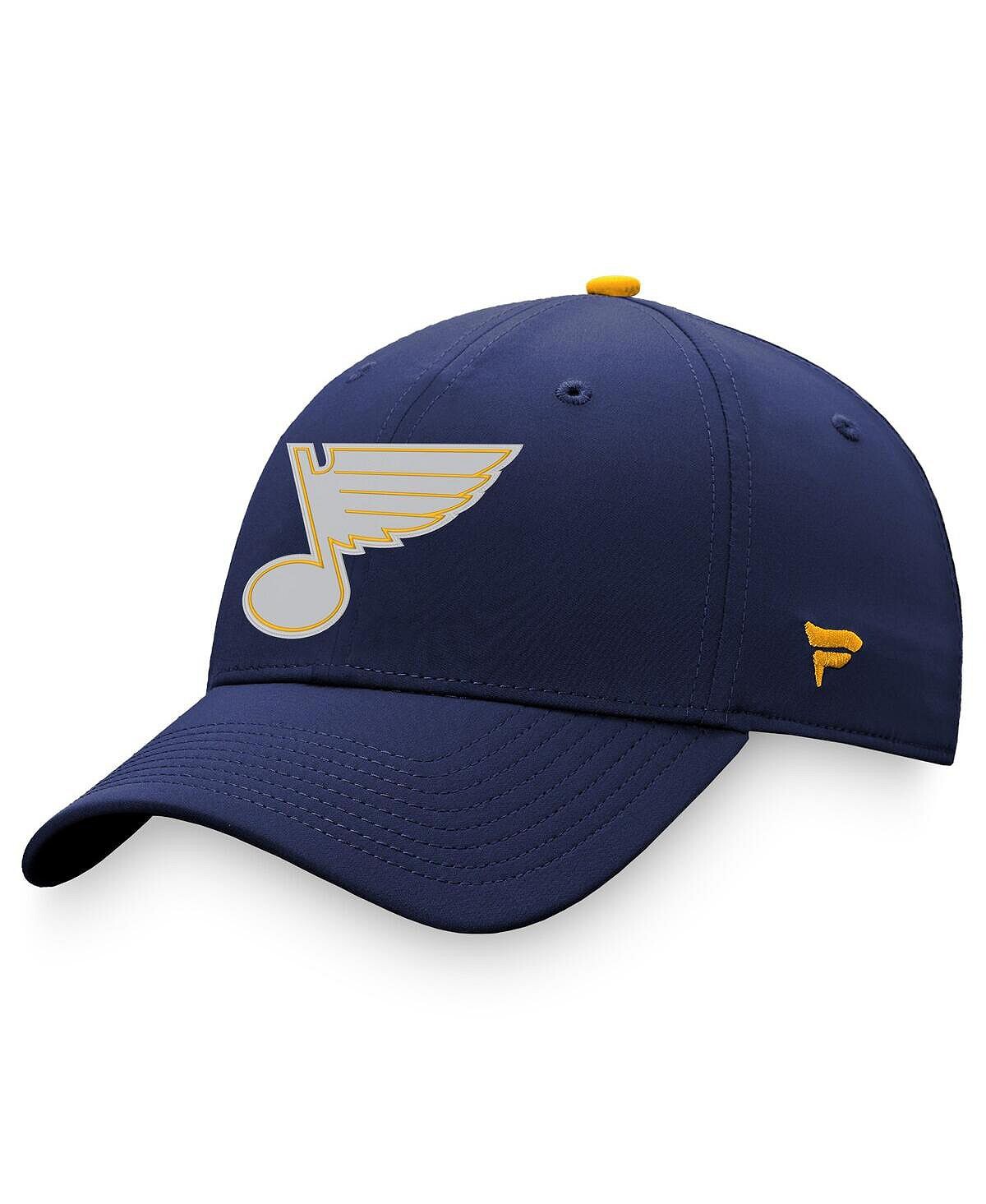

Мужская темно-синяя шляпа St. Louis Blues Details Flex Hat Fanatics