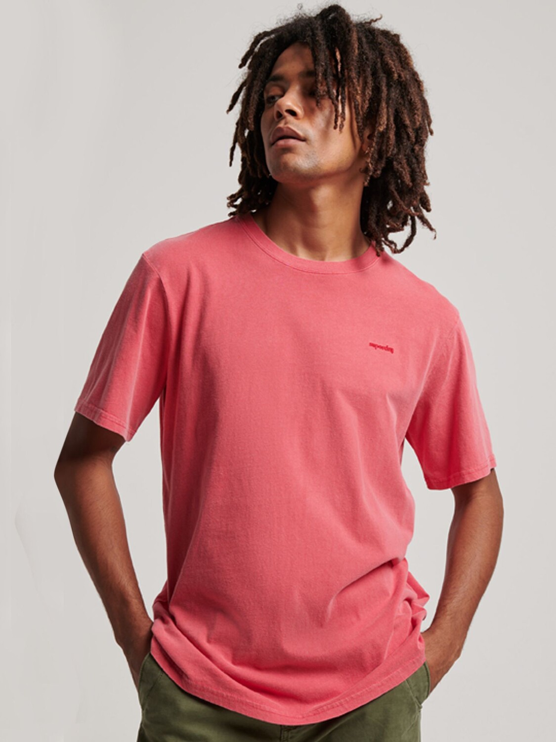 

Футболка Superdry Vintage Mark, темно-красная
