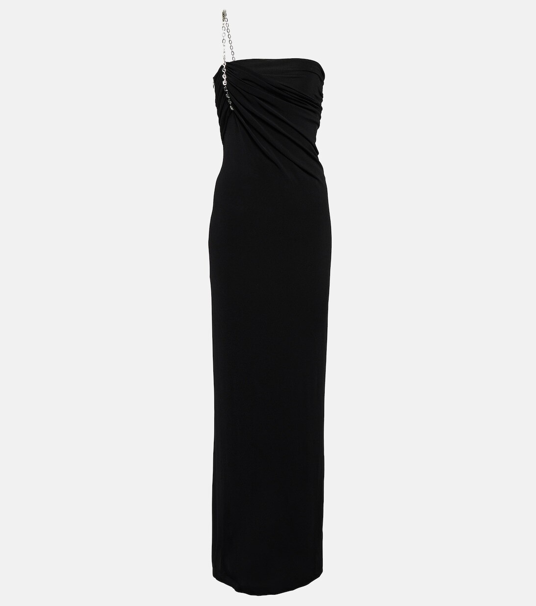 

Платье из крепа с цепочкой G GIVENCHY, черный