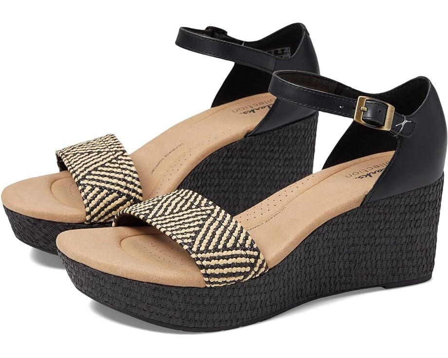 

Туфли Clarks Rose Ease, черная кожа