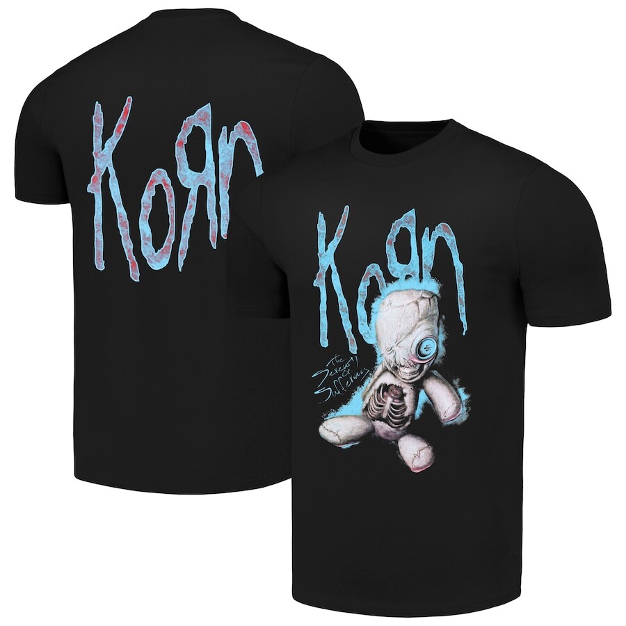 

Футболка с коротким рукавом Rock Off Korn, черный