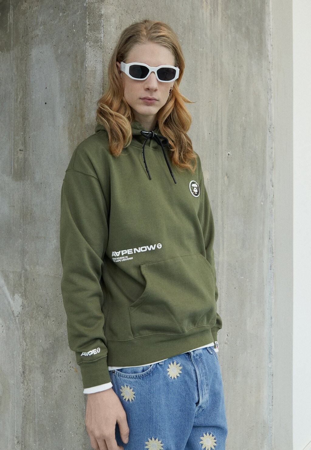 

Толстовка AAPE By A Bathing Ape, Серый