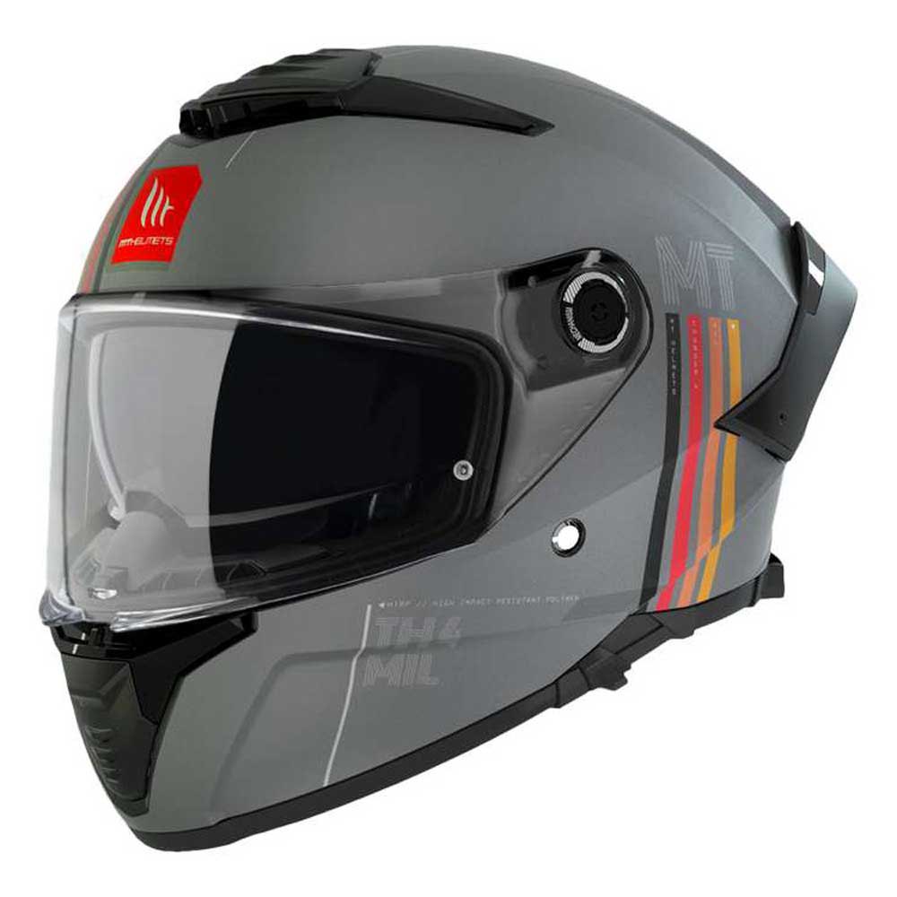 цена Шлем полнолицевой MT Helmets Thunder 4 SV Mil C2, серый