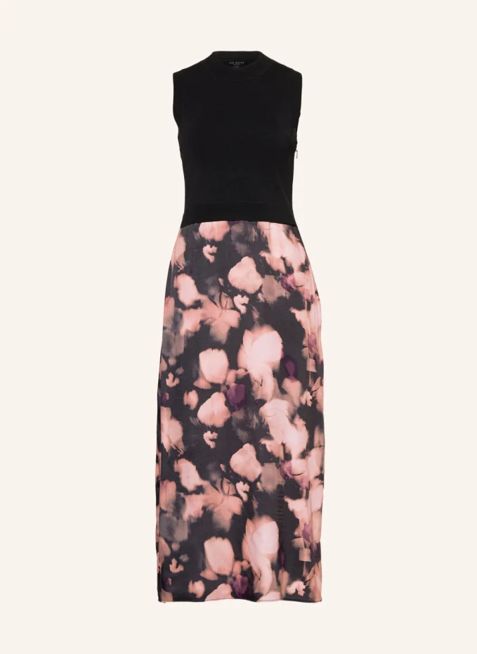 

Платье elliha из разных материалов Ted Baker, черный