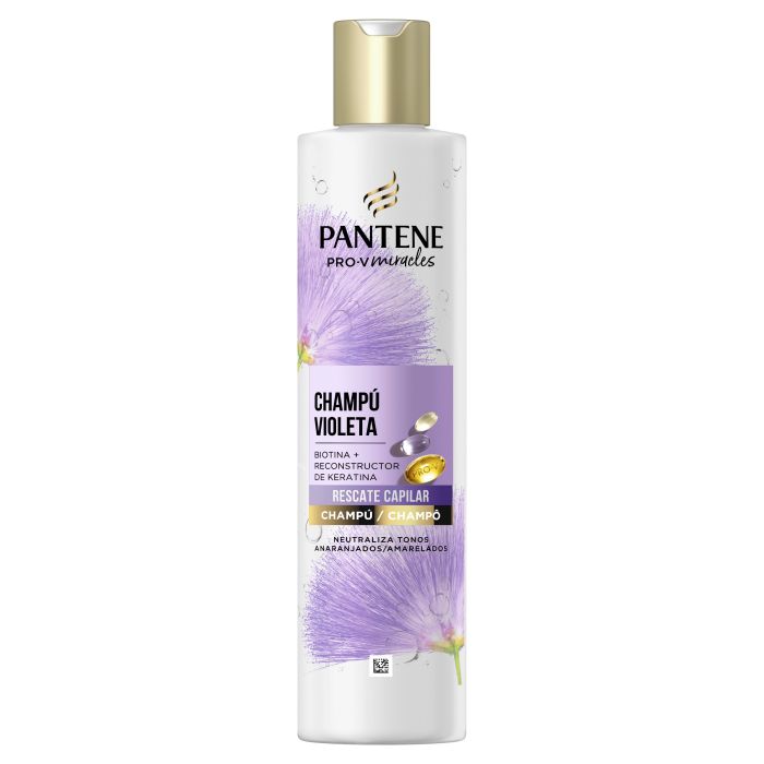 Шампунь Pro-V Miracles Champú Violeta Rescate Capilar Pantene, 250 ml шампунь для волос pantene pro v miracles 250 мл