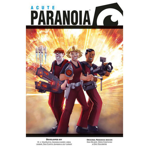 Книга Paranoia: Acute Paranoia Mongoose Publishing книга sea of thieves roleplaying game mongoose publishing