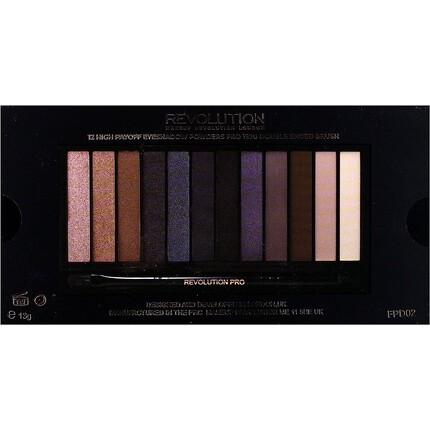 

Палетка теней для век Iconic Smokey, 12 цветов, 13G, Makeup Revolution