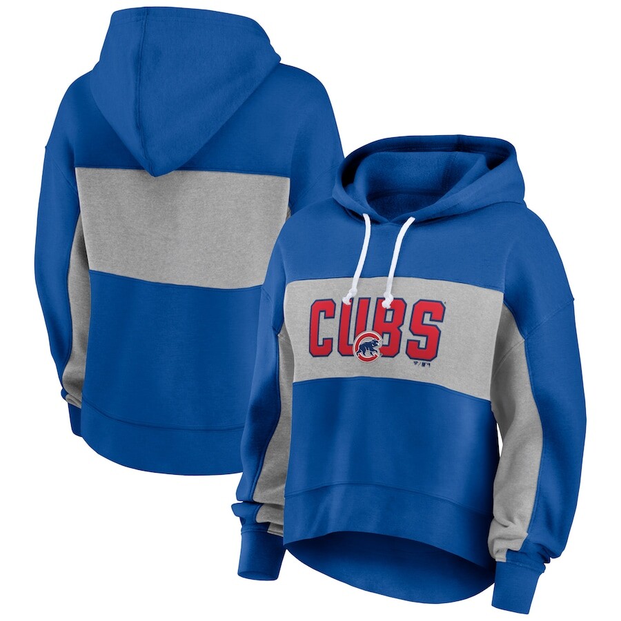 

Пуловер с капюшоном Fanatics Branded Chicago Cubs, роял