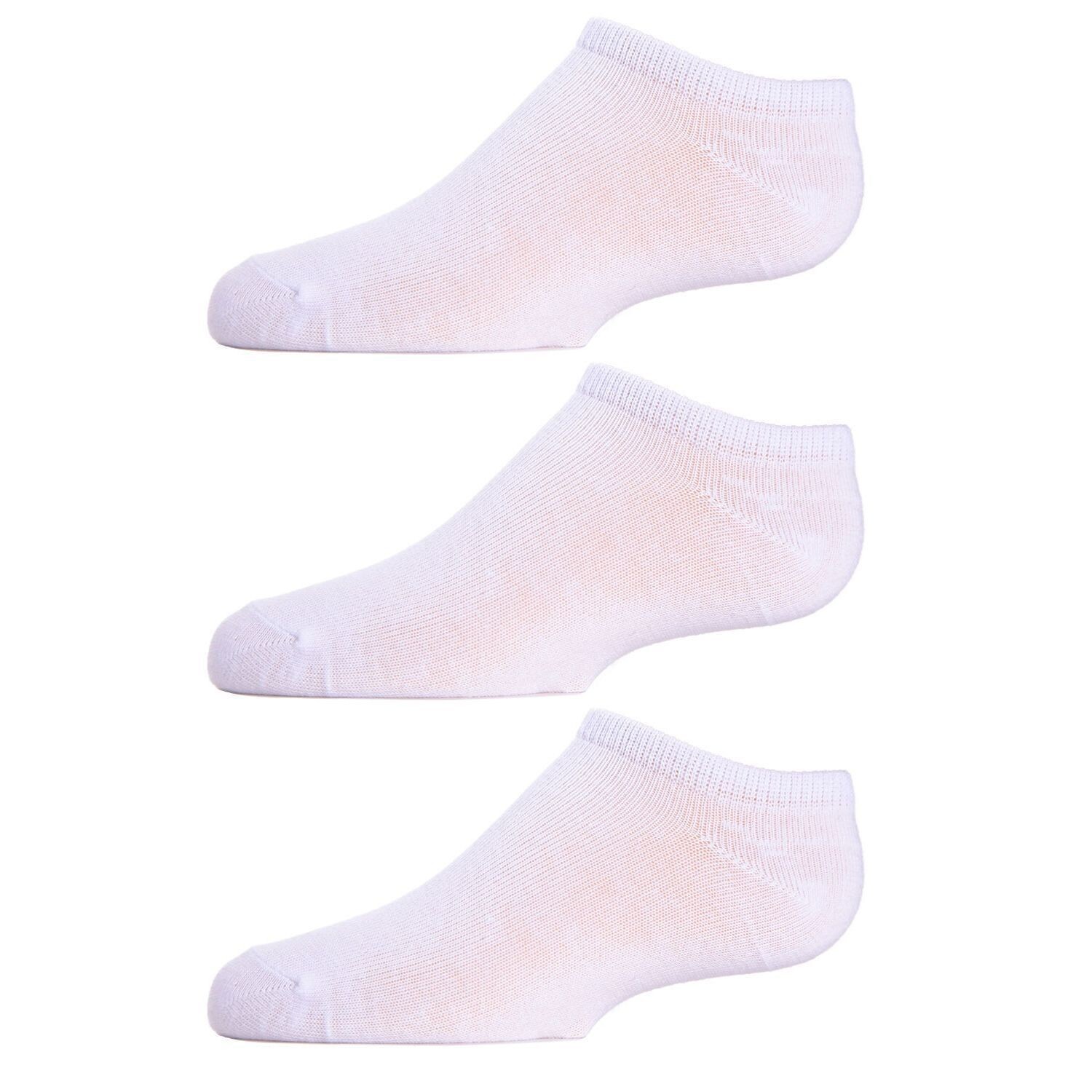 

Детские низкие носки из смесового хлопка, 3 пары MeMoi, белый