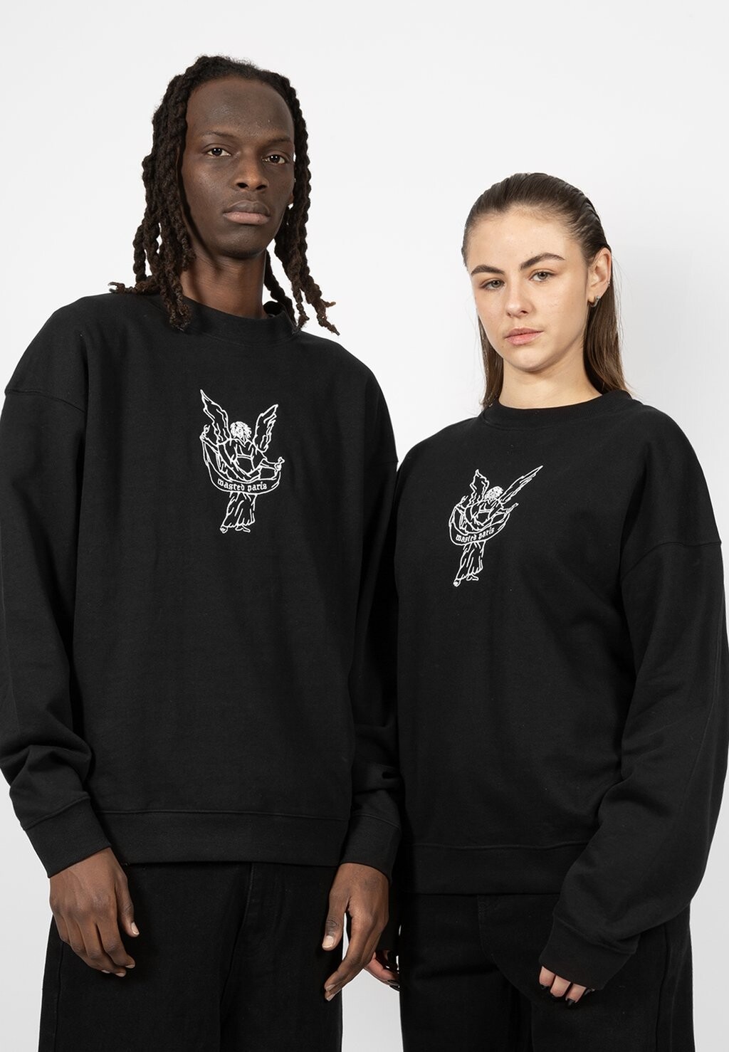 

Толстовка UNISEX CREW NECK HEAVEN Wasted Paris, цвет black