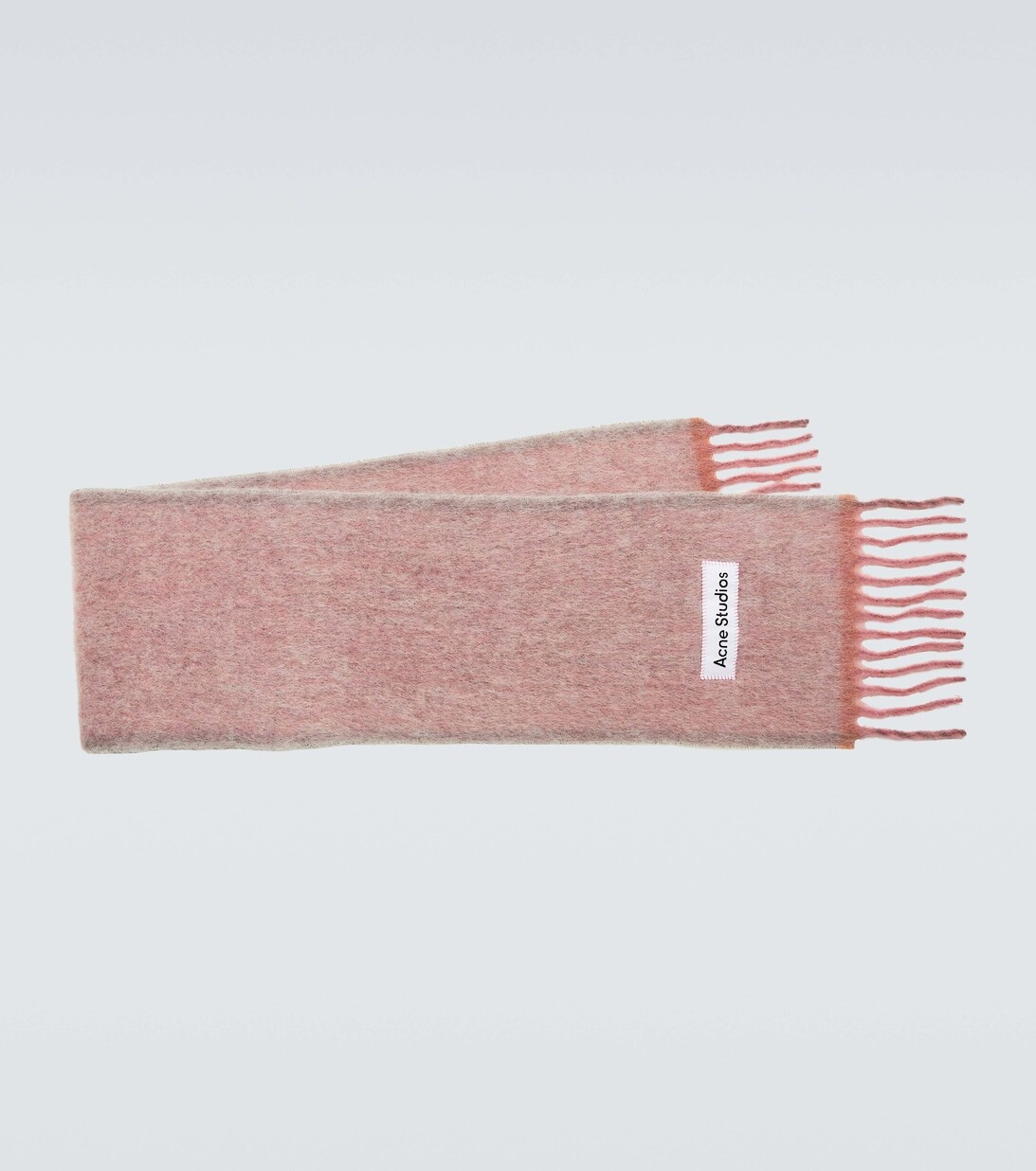 

Шарф из альпаки, шерсти и мохера Acne Studios, розовый