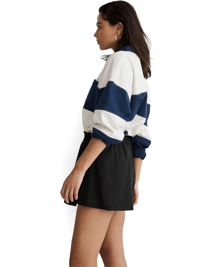 

Юбка Madewell MWL Flex Wrap Skort, реальный черный