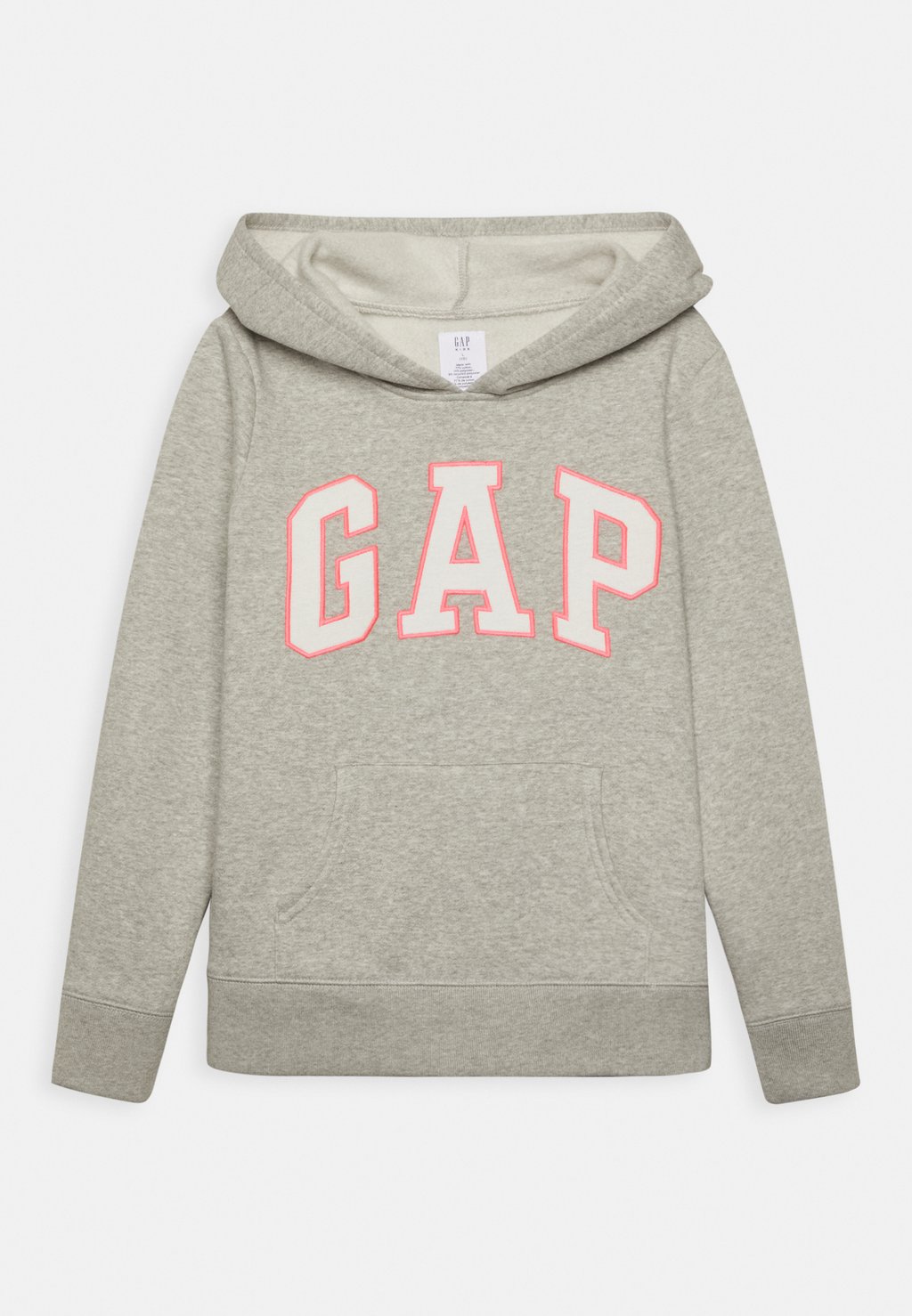 Толстовка Hood Girls Logo GAP, цвет light heather grey