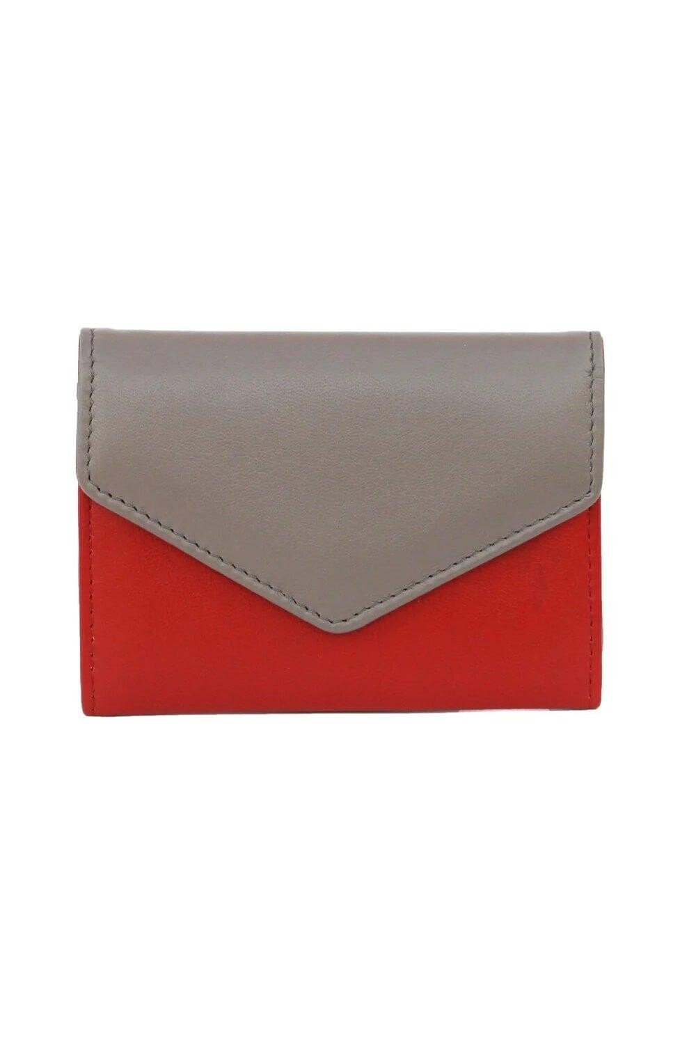 

Маленький кожаный кошелек для монет Eastern Counties Leather, красный