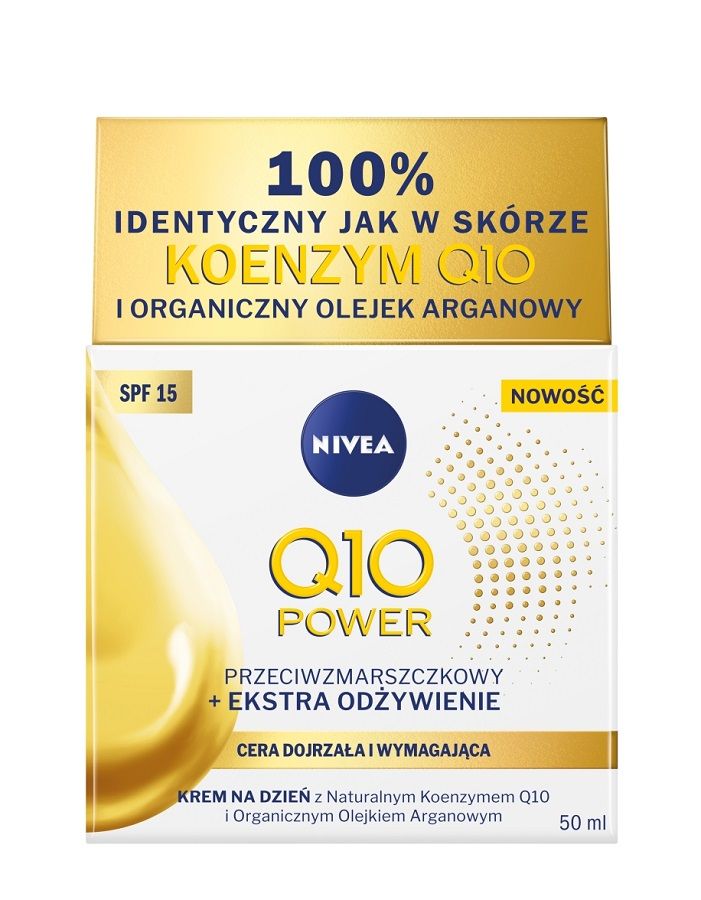 Nivea Q10 Power SPF15 дневной крем для лица, 50 ml