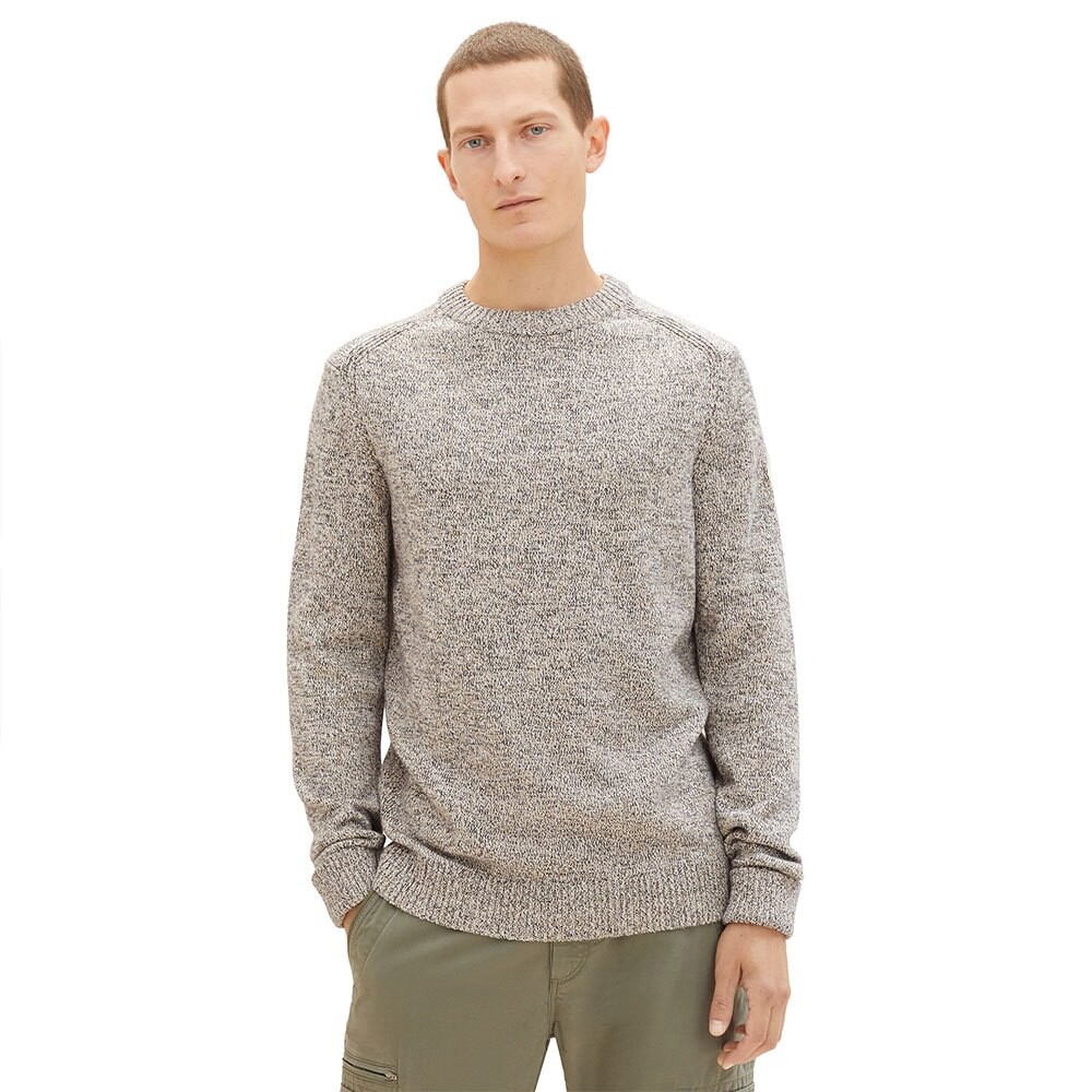 

Свитер Tom Tailor 1038246 Multicolor Knit Crew Neck, серый
