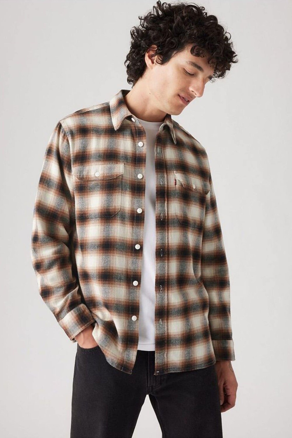 

Рубашка рабочая Jackson из 100% хлопка Levi'S, нейтральный