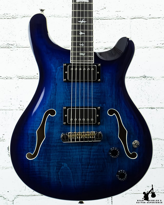 

Электрогитара PRS SE Hollowbody II Faded Blue Burst W / Case