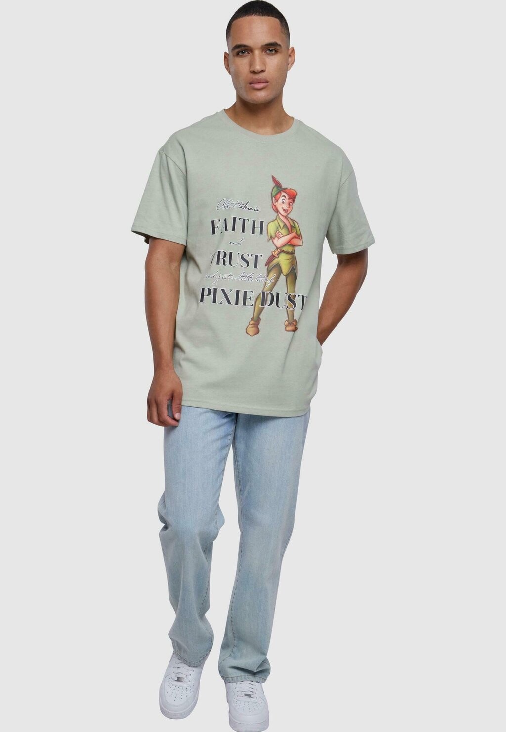 

Футболка с принтом DISNEY PETER PAN Upscale by Mister Tee, мята