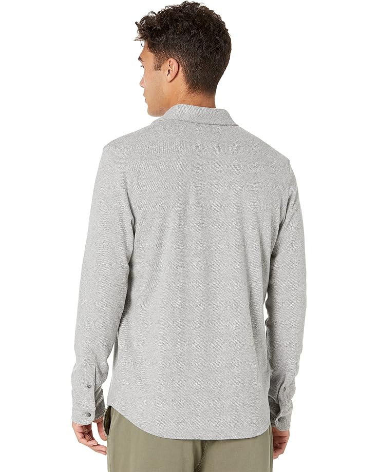Рубашка Faherty Legend Sweater Shirt, цвет Fossil Grey Twill цена и фото
