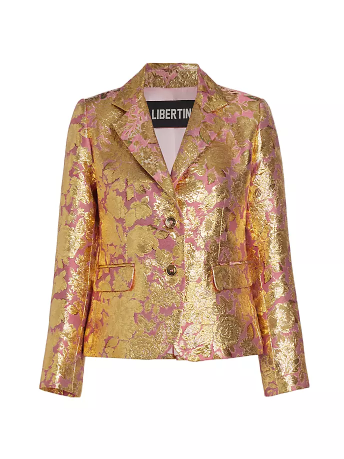Короткая куртка Cosi Fan Tutte Libertine, цвет pink metallic