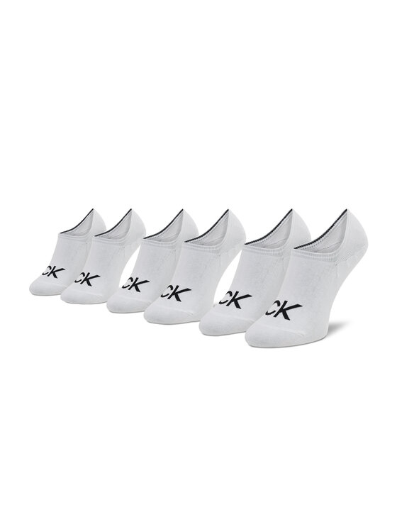 цена Комплект из 3 мужских носков-кроссовок Calvin Klein, белый