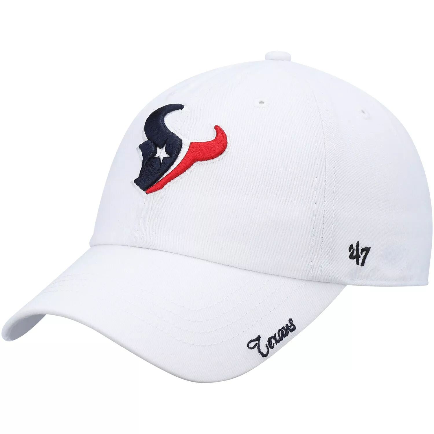 

Женская регулируемая шляпа с логотипом White Houston Texans Miata '47 White Up