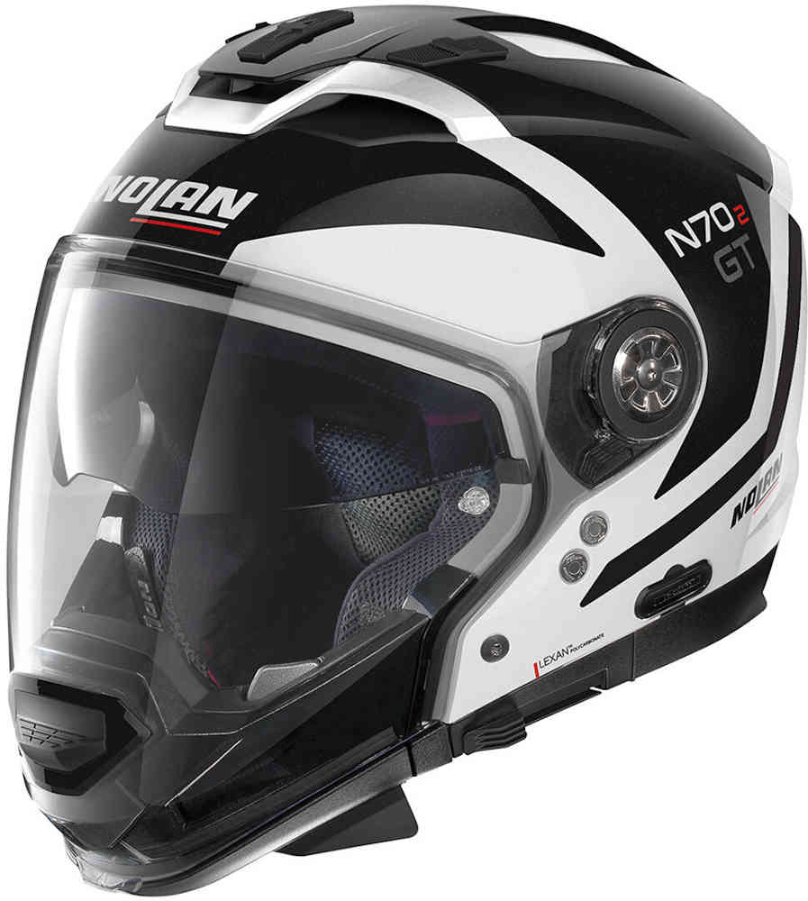 цена N70-2 GT Яркий шлем N-Com Nolan, черно-белый