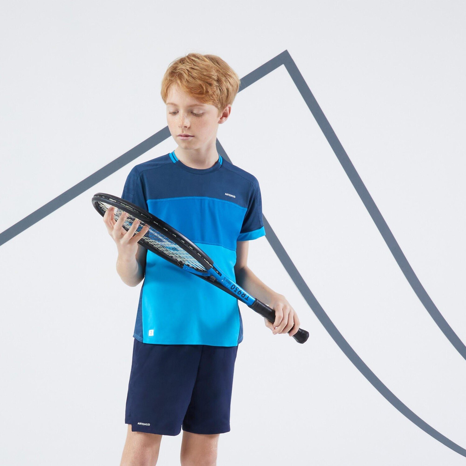 

Теннисная футболка Decathlon Tts Dry Artengo, синий