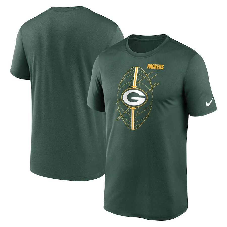 

Футболка с коротким рукавом Nike Green Bay Packers, зеленый