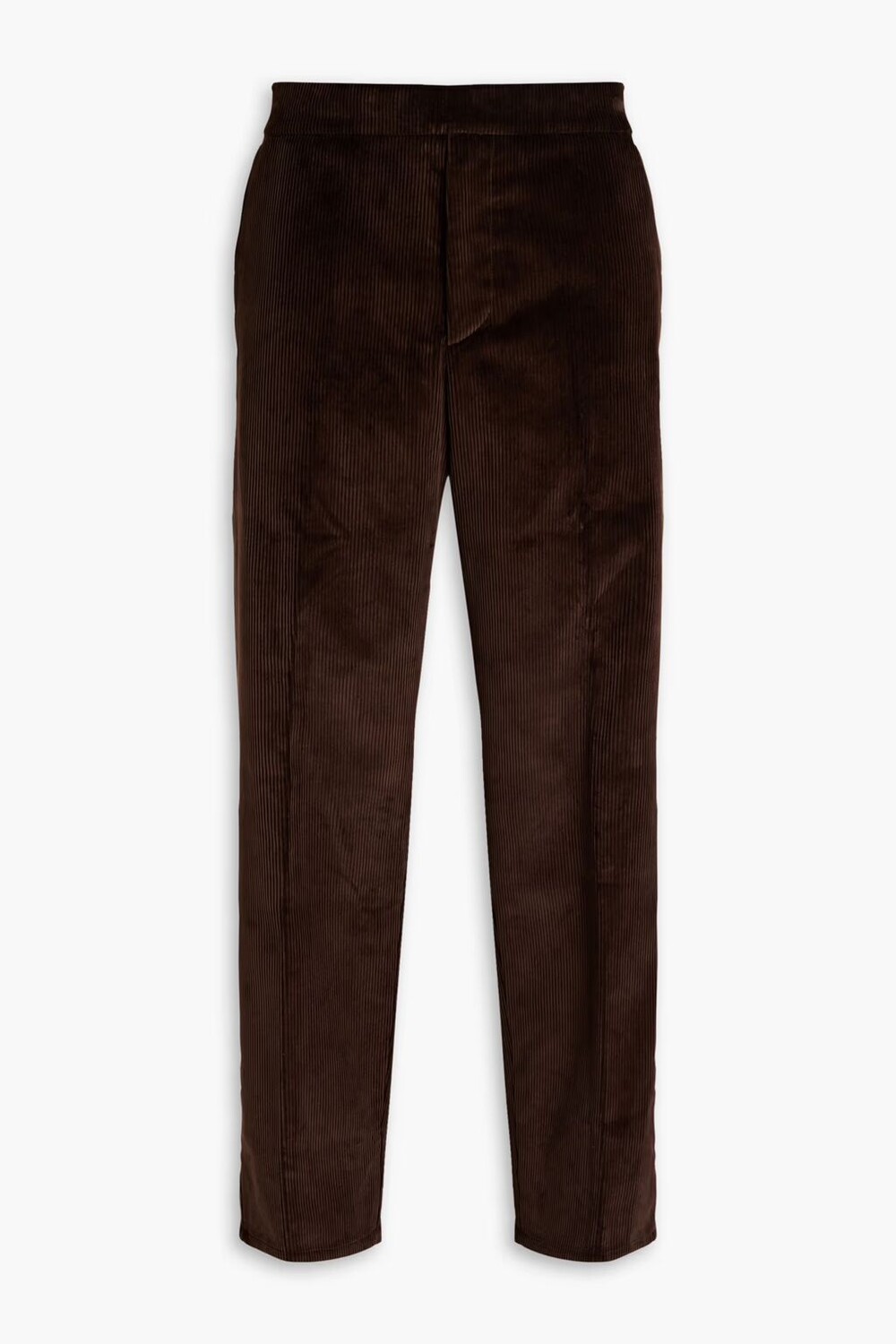 

Брюки из хлопка и вельвета Dunhill, шоколад