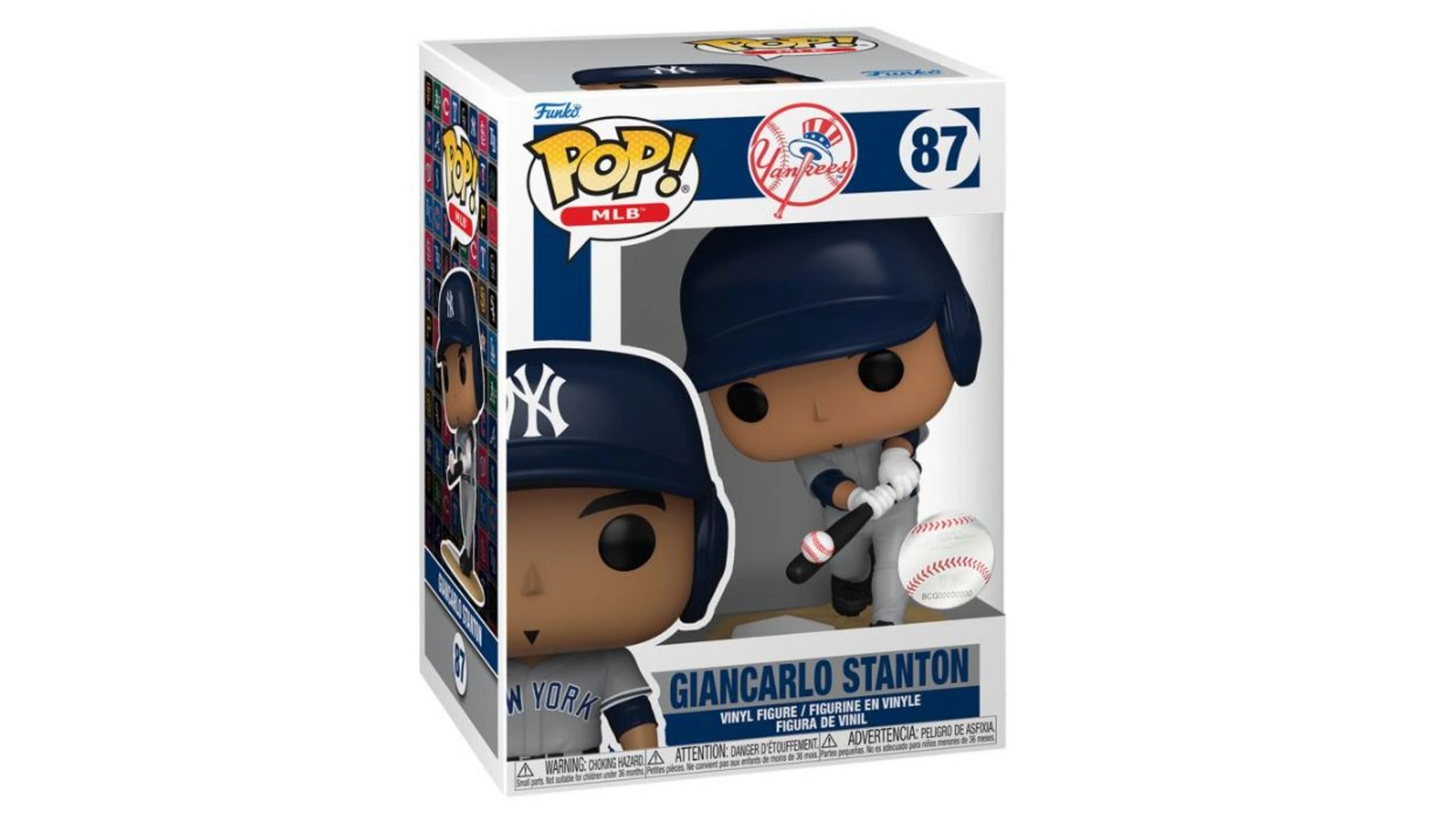 Funko - Pop! MLB: Yankees Джанкарло Стэнтон (выездная форма), винил