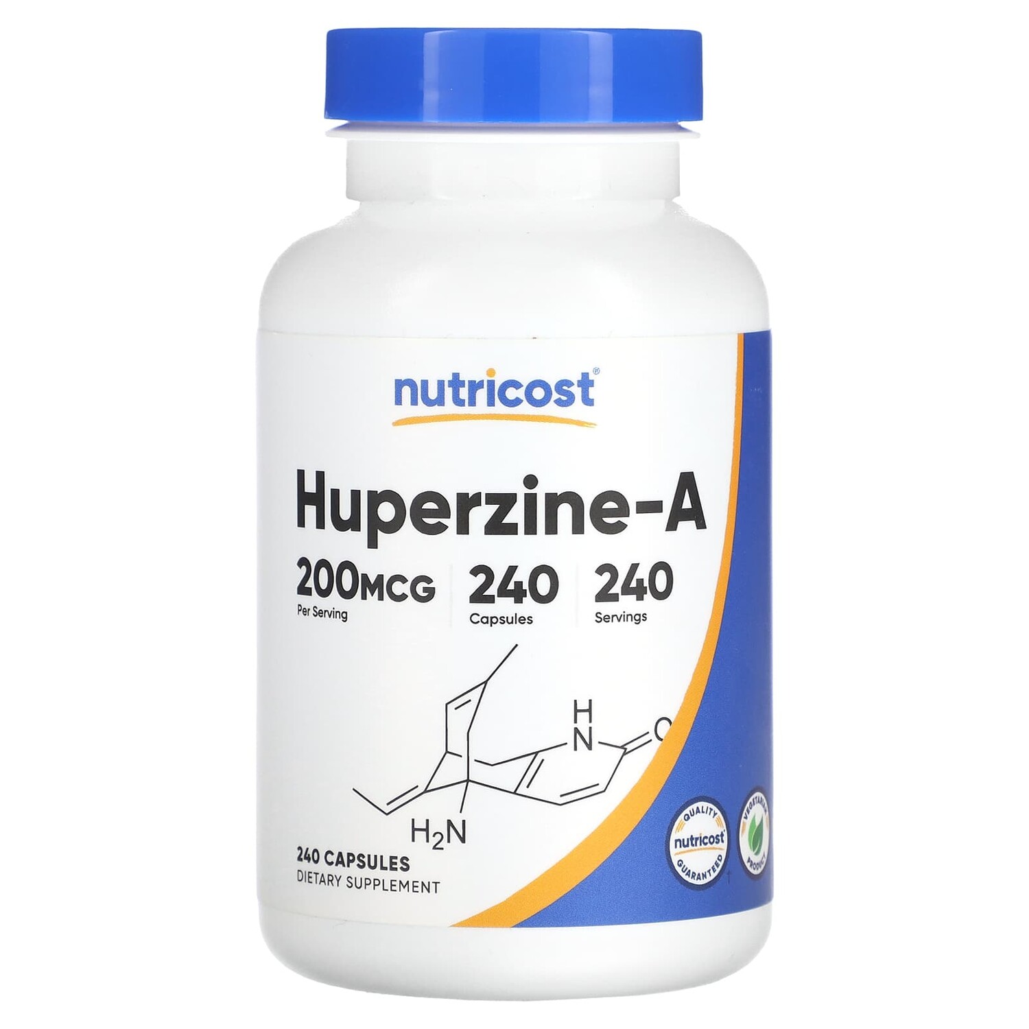 

Гуперзин-A, 200 мкг, 240 капсул, Nutricost