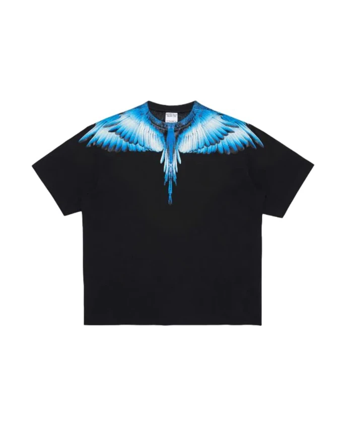 

Футболка с принтом и короткими рукавами Marcelo Burlon, черный