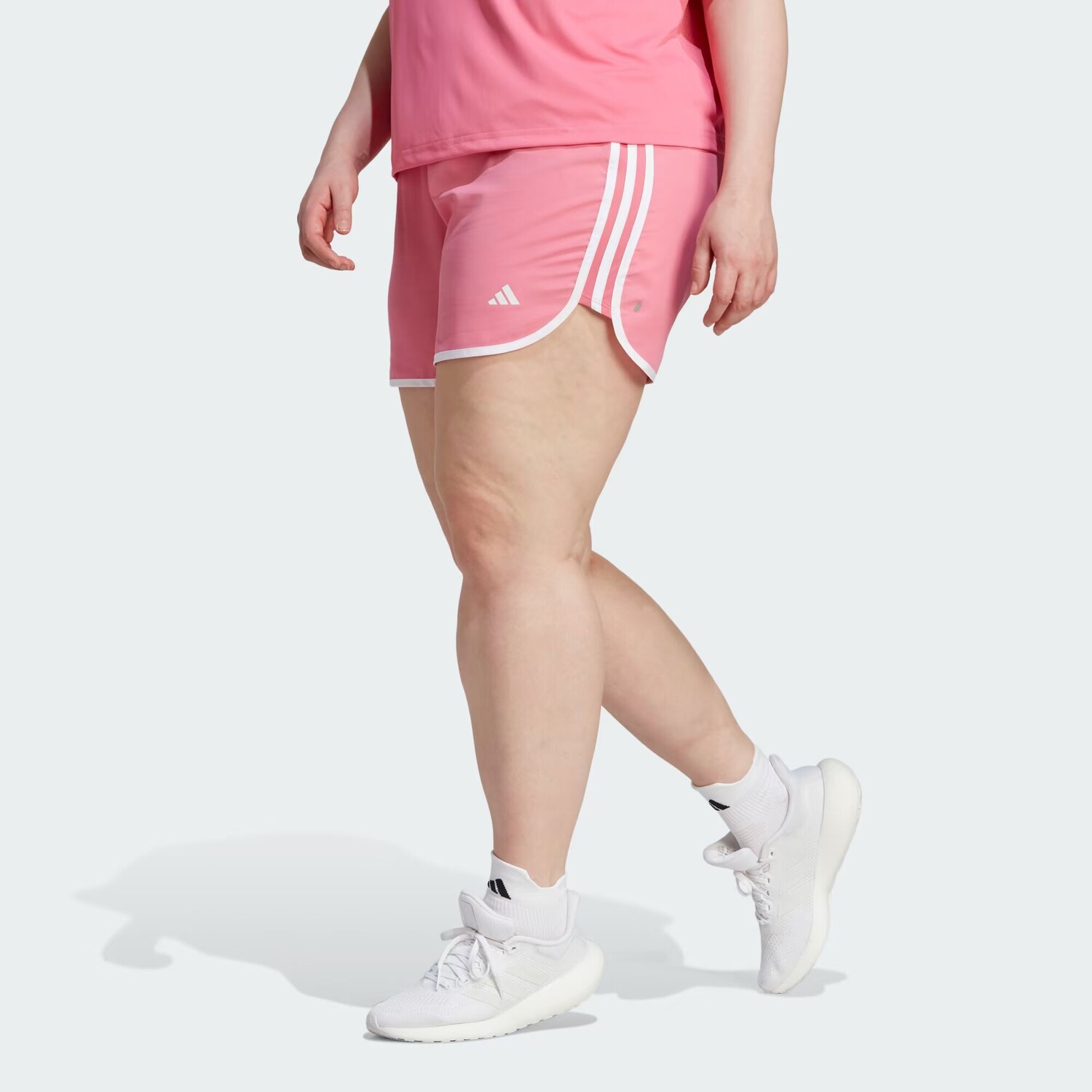 

Шорты для бега Marathon 20 (большие размеры) Adidas, цвет Pink Fusion
